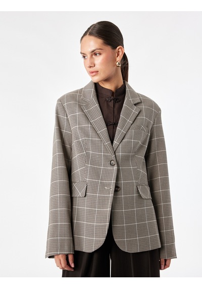 Koton Regular Fit Uzun Kollu Klasik Yaka Cepli Düğmeli Ekose Blazer Ceket Kahverengi Ekose 7wak50139uw Koton Regular Fit Uzun Kollu Klasik Yaka Cepli Düğmeli Ekose Blazer Ceket Kahverengi Ekose 7wak50139uw