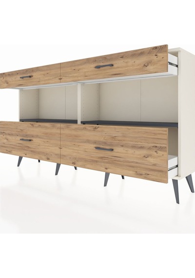 Arges Konsol 2 Raflı 4 Çekmeceli 176x30x99 Aytaşı-antrasit/çam Aytaşı-antrasit/çam Arges Konsol 2 Raflı 4 Çekmeceli 176x30x99 Aytaşı-antrasit/çam Aytaşı-antrasit/çam