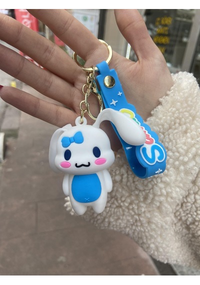 Sevimli Sanrio Cinnamaroll Kulakları Hareketli Anahtarlık-2768