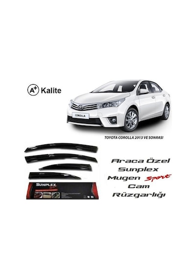 Sunplex Toyota Corolla Cam Rüzgarlığı 2013+ Mugen Tip Sunplex Sp-s-43