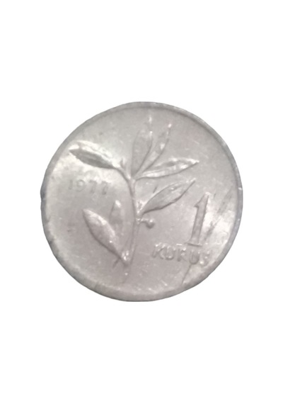 1 Kuruş 1977 Madeni Para