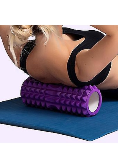 Çakabey Egzersiz Silindiri Masaj Silindiri Foam Roller Pilates Rulosu Mor
