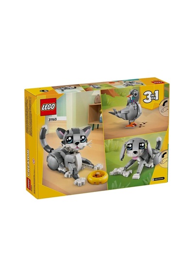 LEGO 31163 Lego Creator 3in1 - Oyunbaz Kedi 407 Parça +8 Yaş