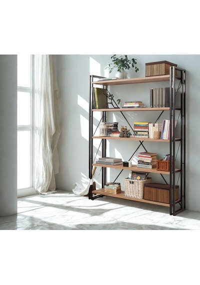 Copenhagen Axis Kitaplık Atlantik Siyah 130x35x180 Cm Atlantik Çam Copenhagen Axis Kitaplık Atlantik Siyah 130x35x180 Cm Atlantik Çam