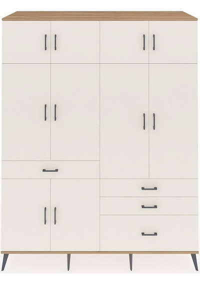Kronos Gardrop 5 Raflı 4 Çekmeceli 2 Askılı 176x59x221 Çam-aytaşı Aytaşı Kronos Gardrop 5 Raflı 4 Çekmeceli 2 Askılı 176x59x221 Çam-aytaşı Aytaşı