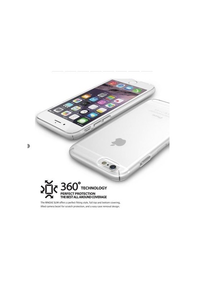 Ringke Slim Frost Apple Uyumlu iPhone 6s Plus/ 6 Plus İle Kılıf Gray