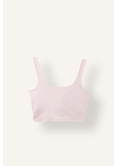 Defacto Kare Yaka Basic Crop Sporcu Atlet H2003ax26aupn688 Pembe-pn688