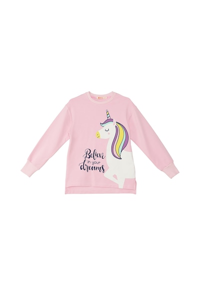 Unicorn Kız Çocuk Sweatshirt Tayt Takım