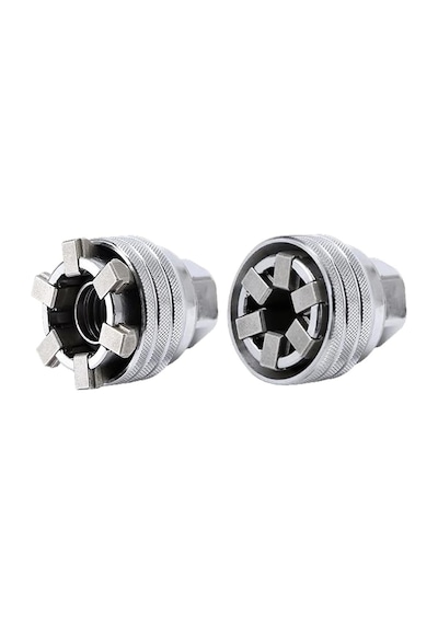 2 Parça Evrensel Ayarlanabilir Lokma Anahtar Seti 10-19 Mm 3/8'' Matkap Adaptörlü Somun Sökme Aparatı Somun Sıkma Aparat