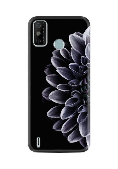 Tecno Spark 6 Go Kılıf Silikon Desen Özel Seri Çiçekler 1639