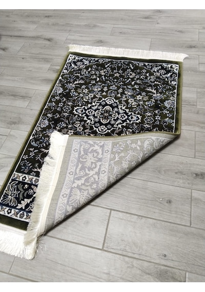 001 Yeşil 4mm Medine-i Münevvere Model Dokuma Seccade
