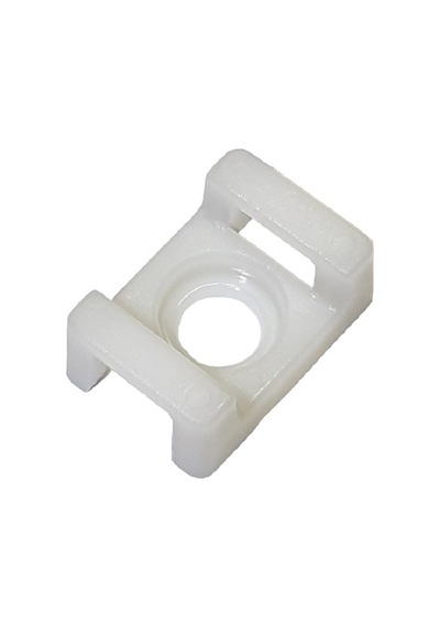 Gwest Vidalı Kroşe 23 x 16 x Ø10mm - Beyaz - 50 Adet