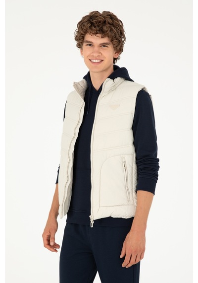 U.s. Polo Assn. Erkek Taş Yelek Dokuma 50290796-vr049 Tas