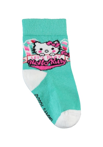 Hello Kitty Hello Kıtty Kız Çocuk 3'lü Çorap 3-11 Yaş Kırmızı Kımızı 09a83414524w1
