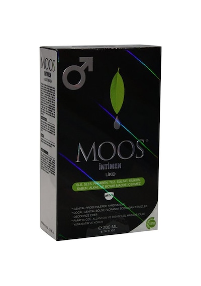 Moos Intimen pH 5.5 Erkek için Genital Bölge Temizyeme Likidi 200 ML