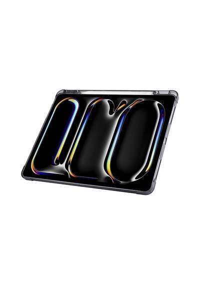 Apple Uyumlu iPad Pro 13 2024 Kılıf Zore Tri Folding Kalem Bölmeli Standlı Kılıf Kapaklı Kılıf