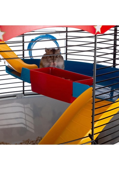 Ferplast Circus Fun Hamster Kafesi Siyah 49x34x42cm