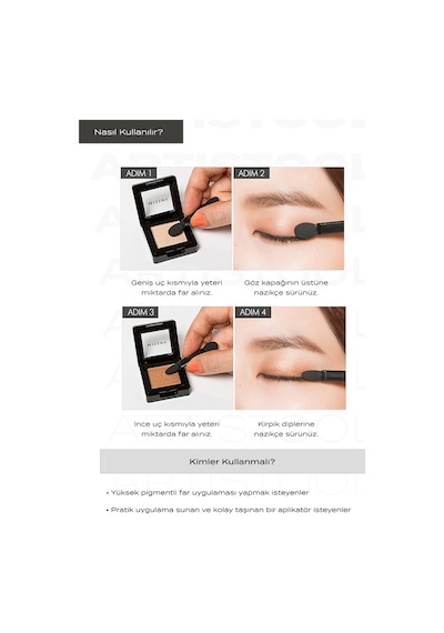 Missha Artistool Shadow Mini Tip Çift Taraflı Mini Sünger 4 Adet
