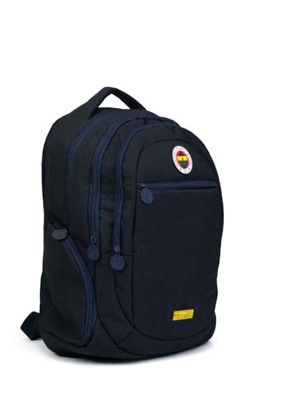 Fenerium Fenerbahçe Lisanslı Lacivert Sırt Çantası - Laptop Bölmeli Kabartma Logolu Okul Çantası