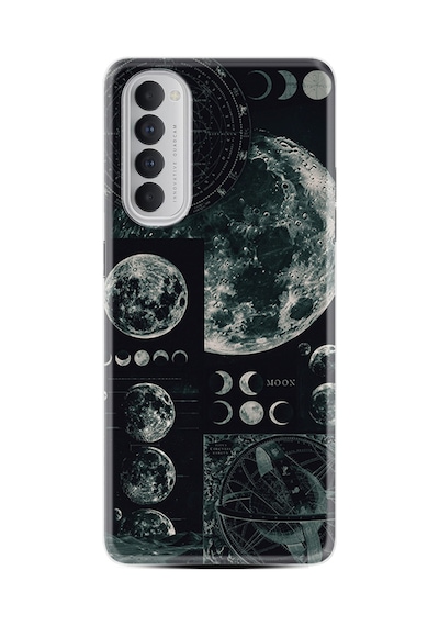 Oppo Reno 4 Pro Kılıf Hayat Serisi Desenli Ay Resimleri -stock Code 2014