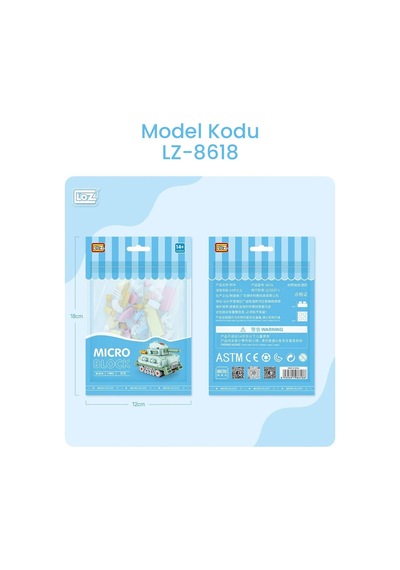 Loz Micro Block 4'lü Savaş Araçları 4 Farklı Model Dekoratif Oyuncak Yapım Seti Yapı Blok Seti