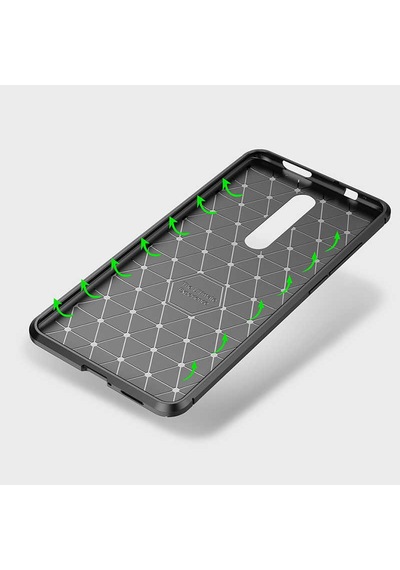 Xiaomi Mi 9t Kılıf Zore Negro Silikon Kapak Siyah