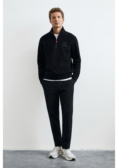 Lufian Erkek Chase Sweatshirt Siyah
