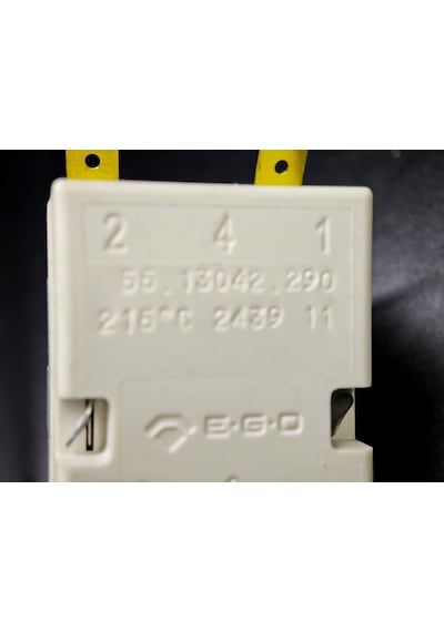 Ego 55.13042.290 Kapiler Termostat 61-215 C Monofaze Sanayi Tipi Fırın Fritöz Rezistans Termostatı 1 Adet