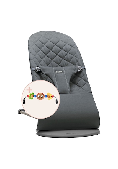 Babybjörn Bliss Ana Kucağı Oyuncaklı Woven Anthracite