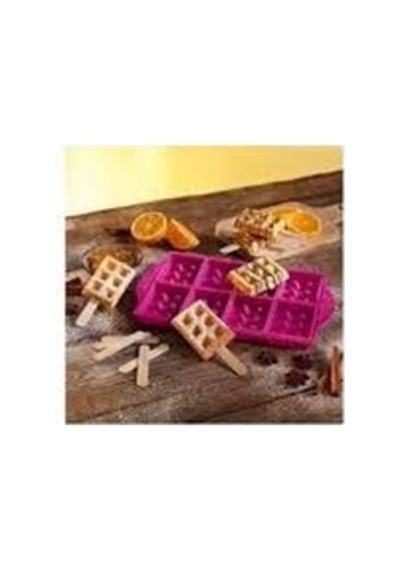 Waffle Silikon Kalıp 8x5,5 Cm 6 Delikli Diğer