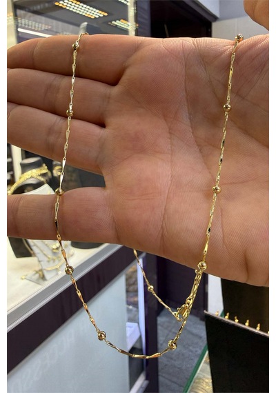 Toplu Zincir 60 Cm Kolye Altın 35857403