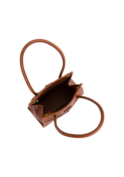 Gön Handmade Kadın Omuz Çantası Taba