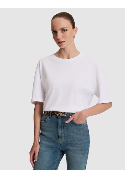 Pierre Cardin Kadın Beyaz Tişört 50325455-vr013