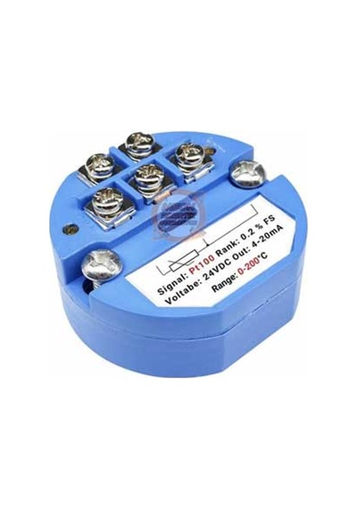 Rtd Pt100 Dc 24v 4-20ma Sıcaklık Sensör Verici Çevirici Modül/ 0-