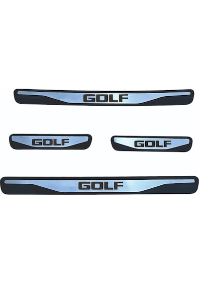 Golf 8 Kapı Eşiği 2020 Ve Üzeri New Krom Kapı Eşiği 4 Parça Paslanmaz Çelik