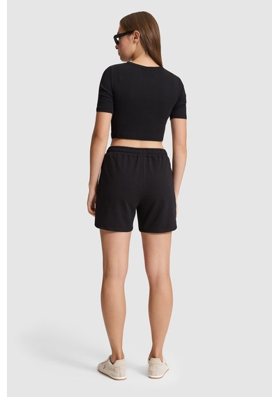U.s. Polo Assn. Kadın Siyah Şort Örme 50323525-vr046