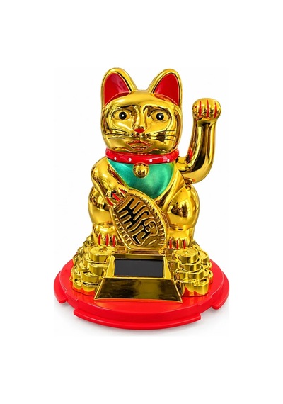 Magicool Güneş Enerjili Sallanan Şans Kedisi - Maneki Neko Alk6161