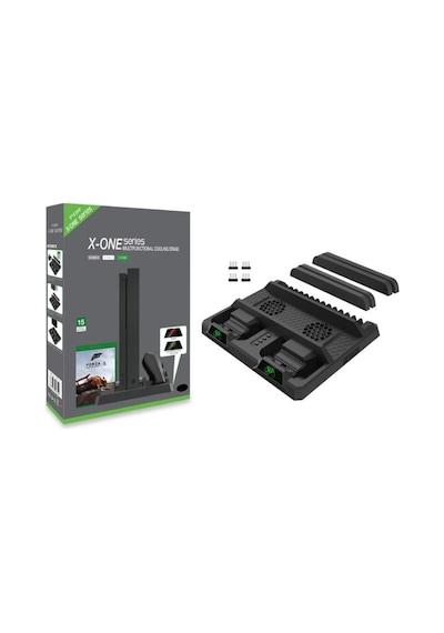 Dobe Oyun Hazneli Göstergeli Xbox One-X-S Şarj Stand Soğutucu