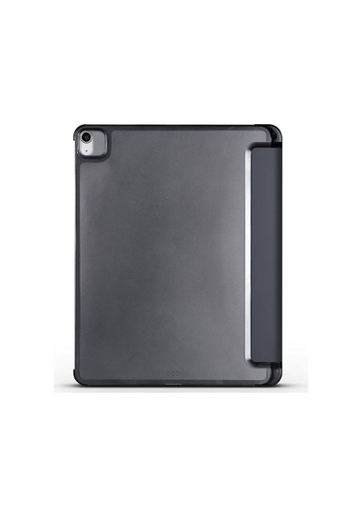 Apple İpad Air 13 2025 M3 Zore Smart Cover Kalem Bölmeli Standlı 1-1 Kılıf Darbe Koruma, Katlanabilir Stand, Kalem Tutucu Lacivert