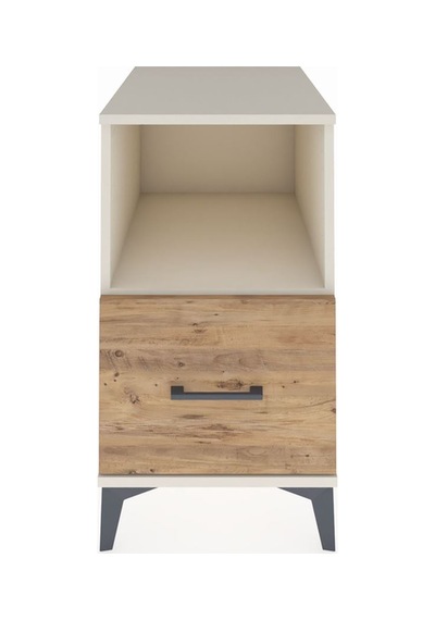 Kronos Komodin Tek Raflı Tek Çekmeceli 44x59x80 Aytaşı-çam Aytaşı