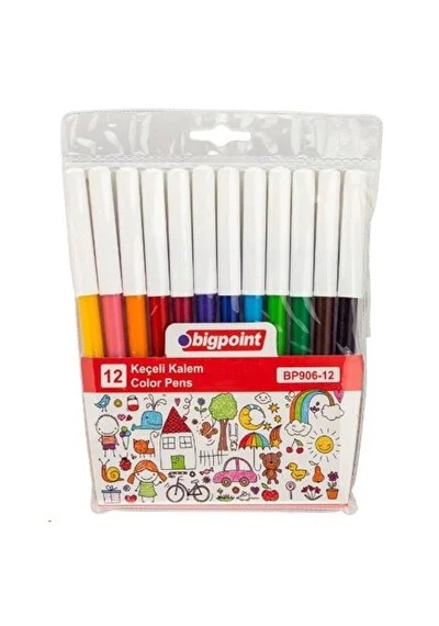 Bp906 Bigpoint 12 Li Keçeli Kalem