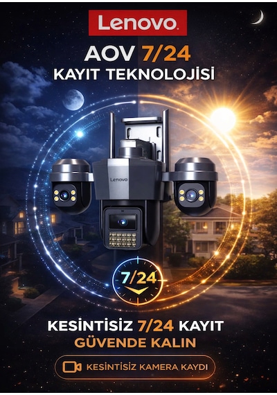 4g Pro 360 - Solar Panelli 3 Motorize Kameralı 4g Sim Kartlı Aov Sürekli Kayıt Güvenlik Kamerası