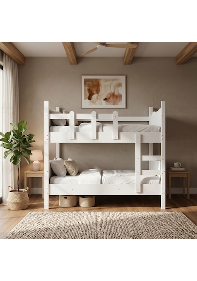 Cozy Merdivenli Ayrılabilen Ranza 90x190cm %100 Mdf 190 x 90