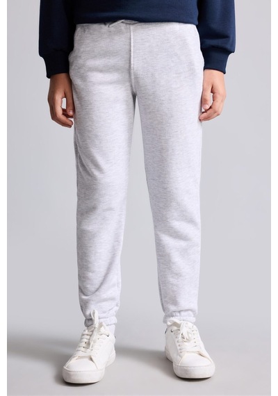 Defacto Regular Fit Lastikli Paça Jogger Eşofman Altı Erkek Çocuk I0596a826augr400 Gri-gr400