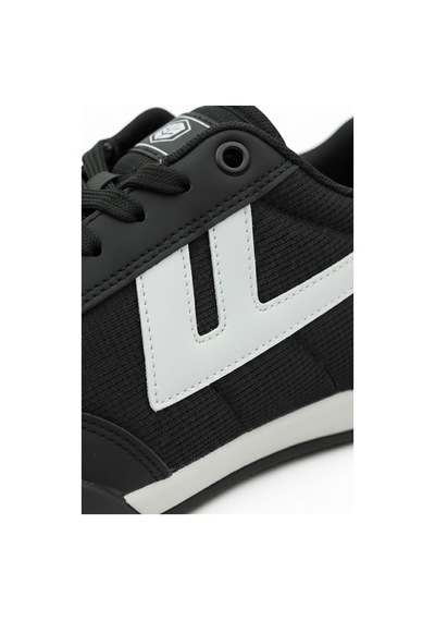 Letao Kauçuk Kaymaz Tabanlı Retro Sneaker Günlük Spor Ayakkabı Siyah - Beyaz