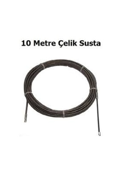 10 M Çelik Kılavuz 10 M Çelik Halat Takviyeli Susta