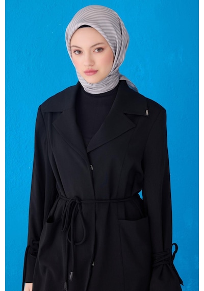 Belli %100 Twill İpek Eşarp 4115d 07 Azur