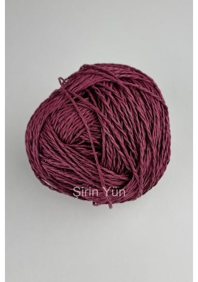 Sarılmış Kağıt İp 100 Gram Mürdüm