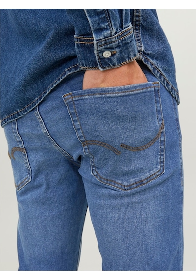 Jack & Jones Jack&jones Slim Fit Dar Paça Mavi Erkek Kot Pantolon 12243592 001 Jack & Jones Jack&jones Slim Fit Dar Paça Mavi Erkek Kot Pantolon 12243592 001