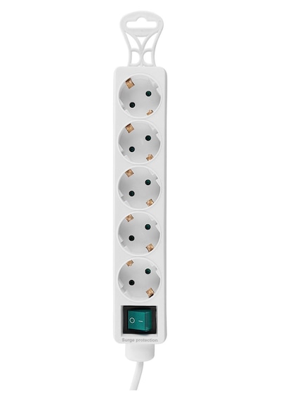 S-link Akım Korumalı Priz 5'li, 1,5 Metre - Spg-f05 1.5 M